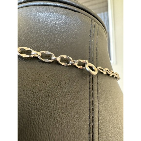 Navajo Mother of Pearl & Sterling Silver 3 Panel Statement Necklace w Feathers - Picture 6 of 14